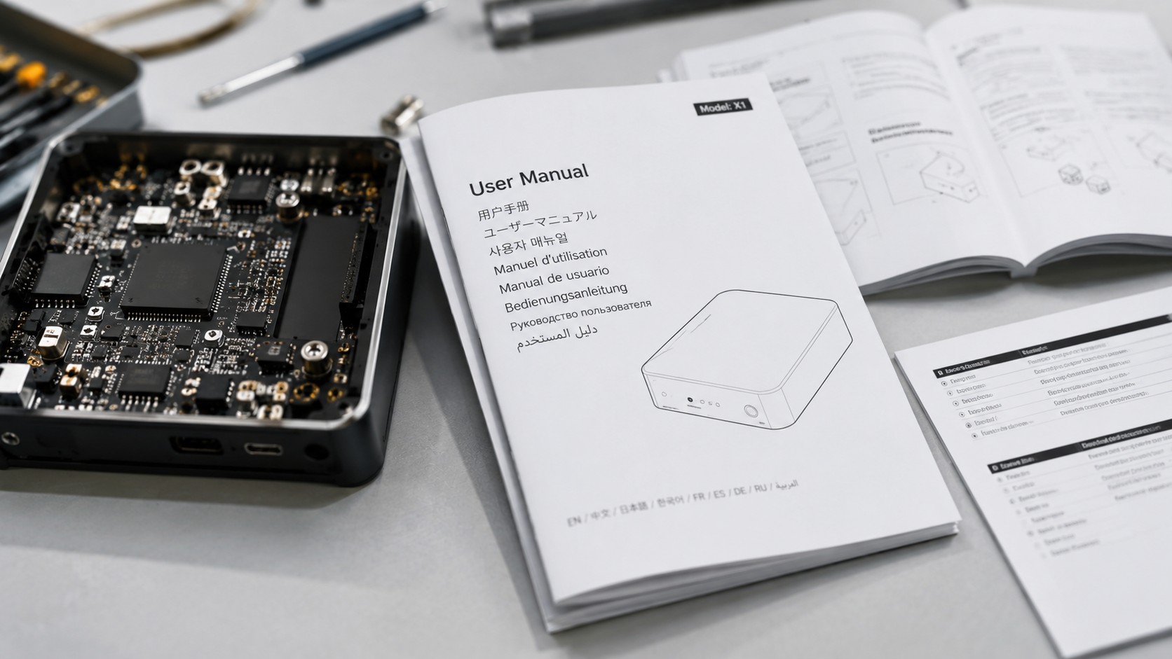家電製品 多言語マニュアル制作